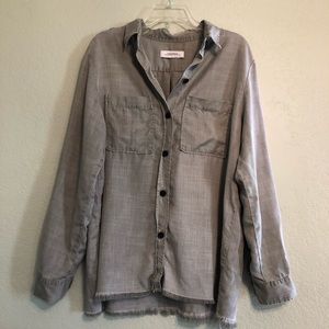 Zara Woman Premium Denim Collection Button up Top